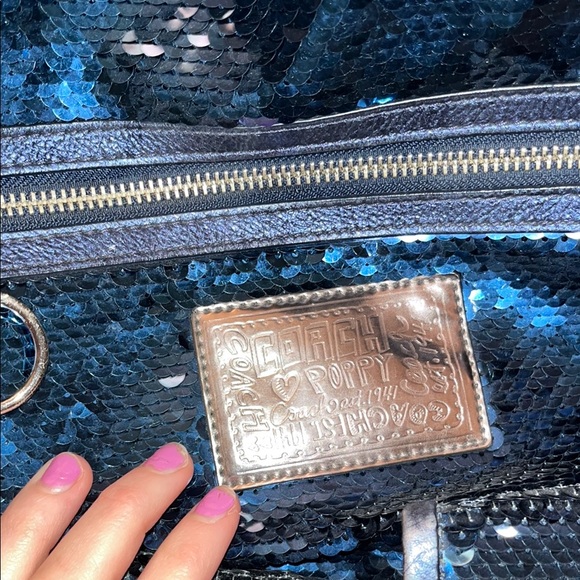 COACH Sequin Backpack - Picture 2 of 3
